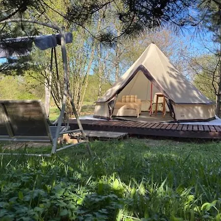 Glamping Under The Pines Luxury tent
